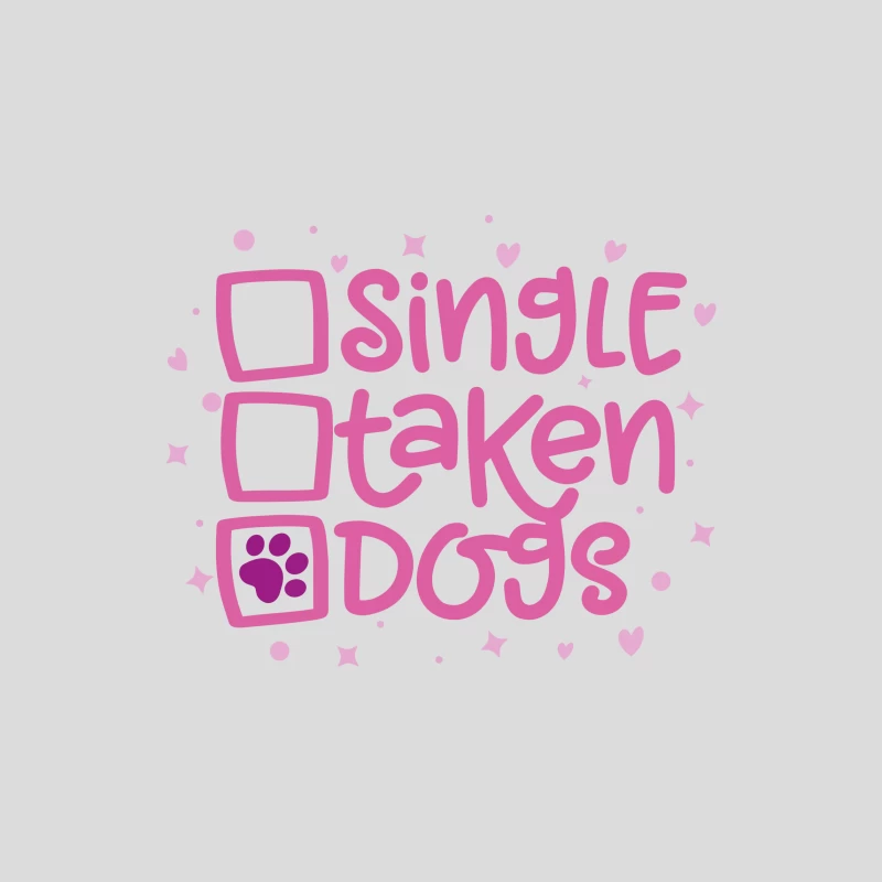 Single? Taken? Dogs! Baseball Cap