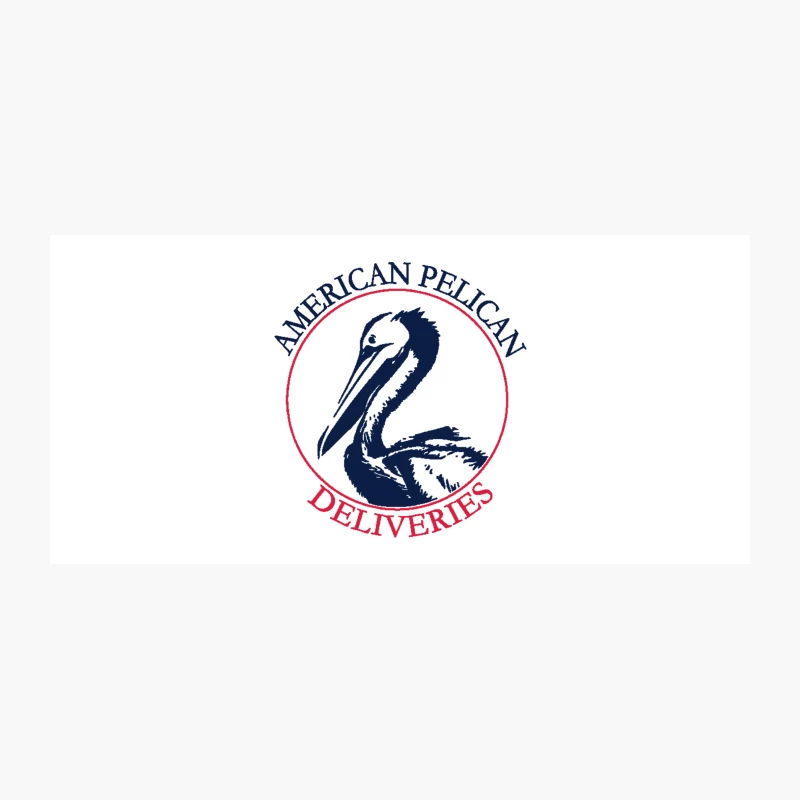 American Pelican Deliveries: Nautical Bird Logo for Business Coffee Mug