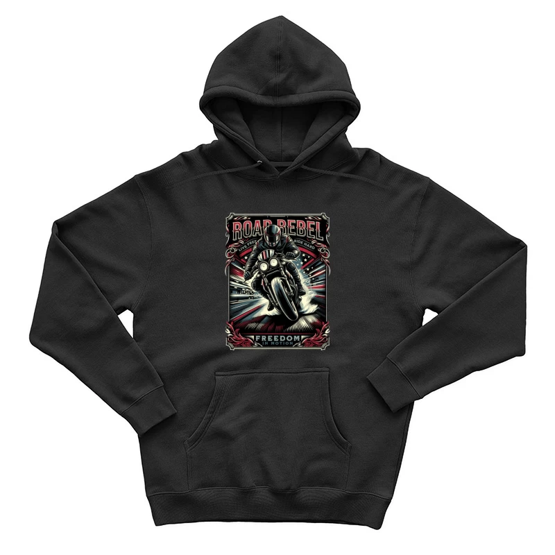 Liberté en Mouvement: Moto et Style Patriote Homme Sweat à capuche