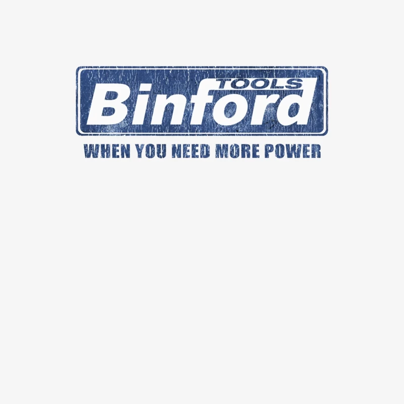 Vintage Binford Tools Power Equipment Logo with Slogan Female Long Sleeve T-Shirt