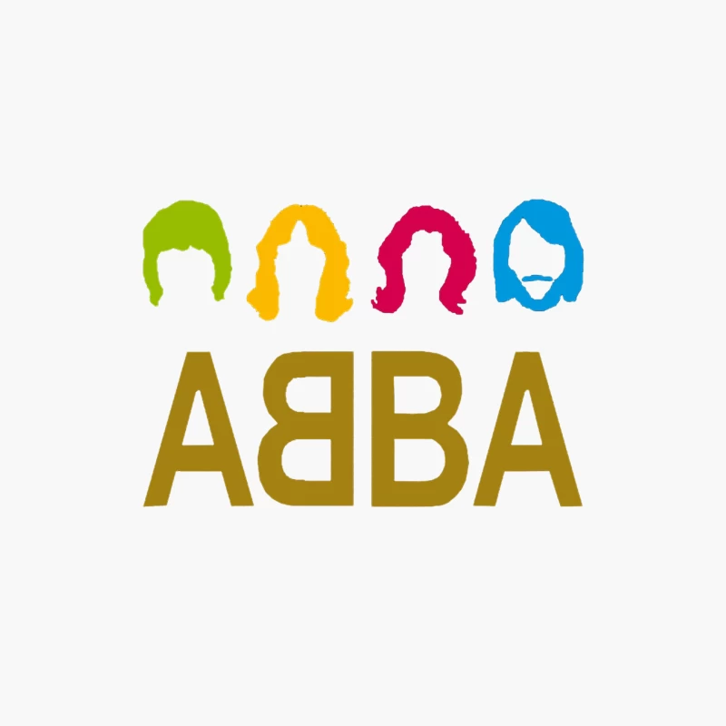 Abba Band Colorful Cotton Tote Bag