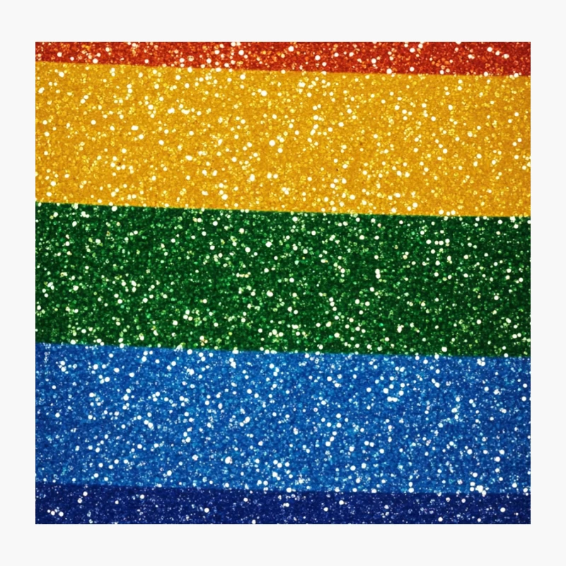 Glittering Rainbow Pride Flag: A Vibrant LGBTQ+ Symbol Throw Pillow