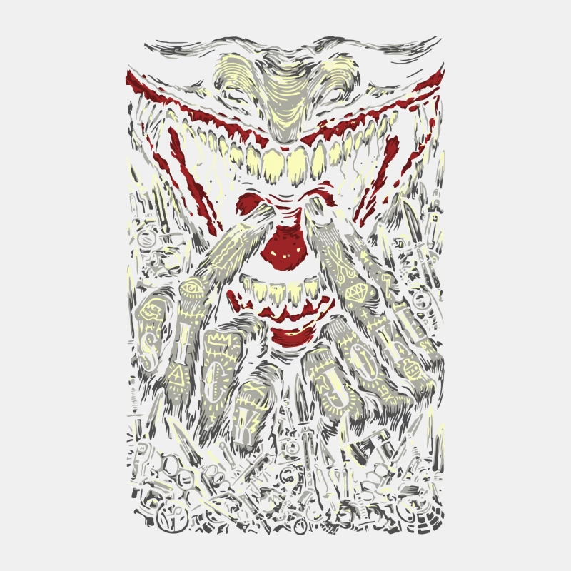 Awesome joker tooth Male Tank Top