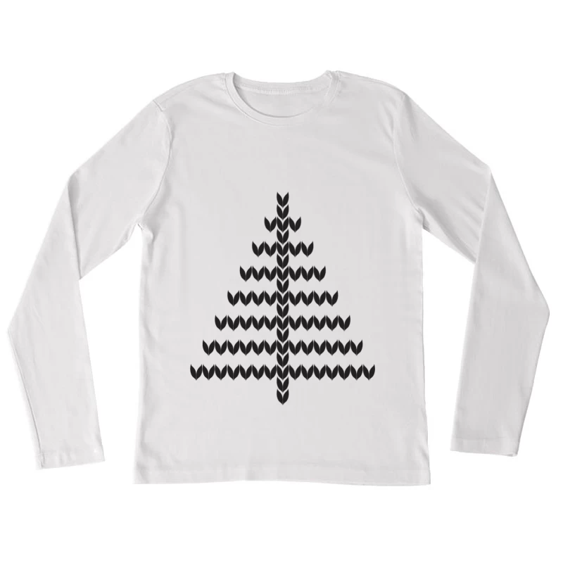 Décoration de sapin festif Femme Manches Longues T-Shirt