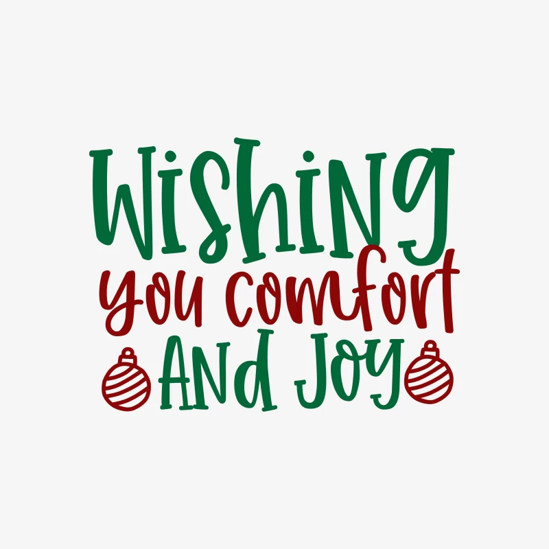 Carte de vœux festive avec confort et joie Homme Sweat-shirt à enfiler