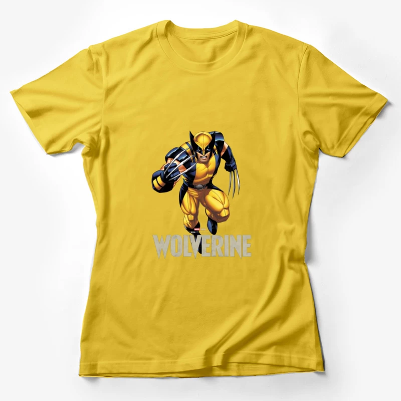 Wolverine Comic Character Female T-Shirt