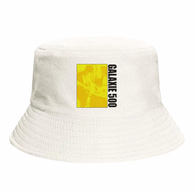 Galaxy 500 Yellow-Filtered Album Cover with Guitarist Bucket Hat