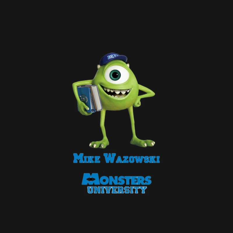 Mike Wazowski from Monsters University: Iconic Pixar Animated Character Male Long Sleeve T-Shirt