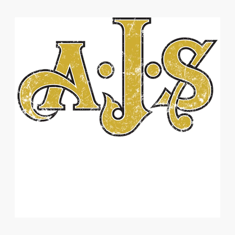 A.J.S. Throw Pillow