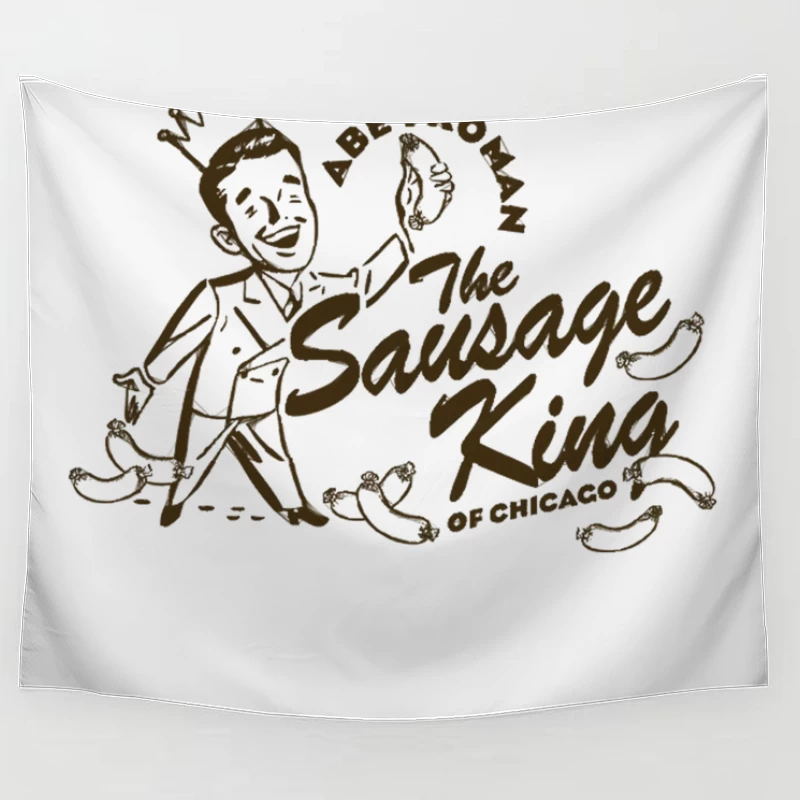 Abe Froman Sausage King of Chicago Tapestry