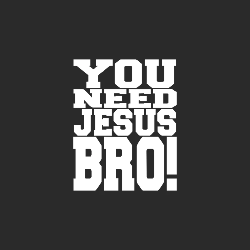 YOU NEED JESUS BRO funny Baseball Cap