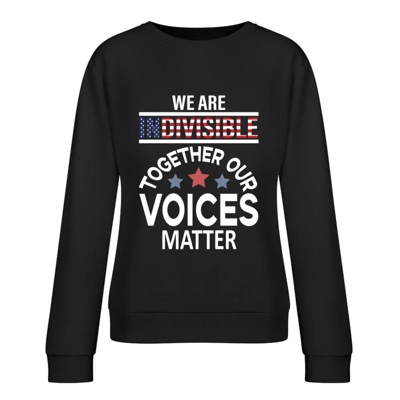 Unité et voix communes pour le changement Femme Sweat-shirt à enfiler