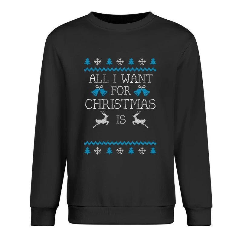 Motif de Noël avec texte joyeux Homme Sweat-shirt à enfiler