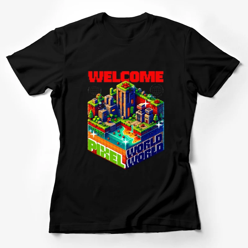 Willkommen in der Pixelwelt Damen T-Shirt