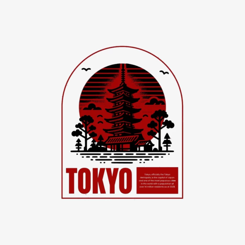 Tokyo-Pagode vor Sonnenuntergang Damen Pullover Sweatshirt