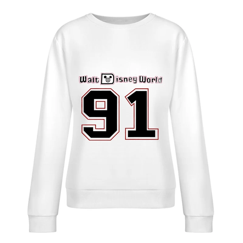 Walt Disney World 91 Design Damen Pullover Sweatshirt