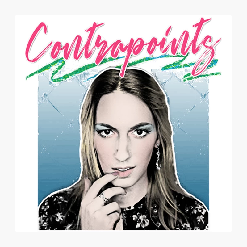 Contrapoints - Aesthetic Fanart Design Pin