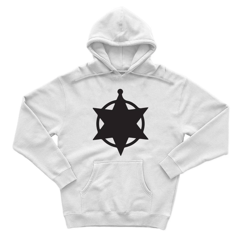 Étoile nautique noire Homme Sweat à capuche