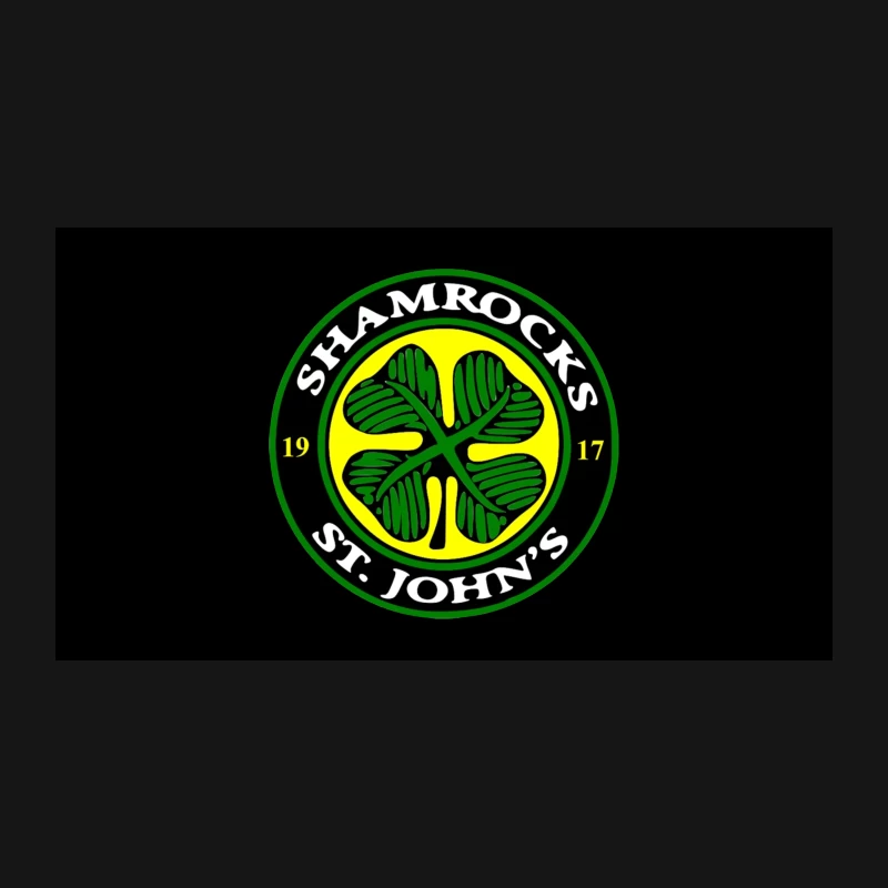 Shamrock Logo of St. John's Celtic Club Desk Mat