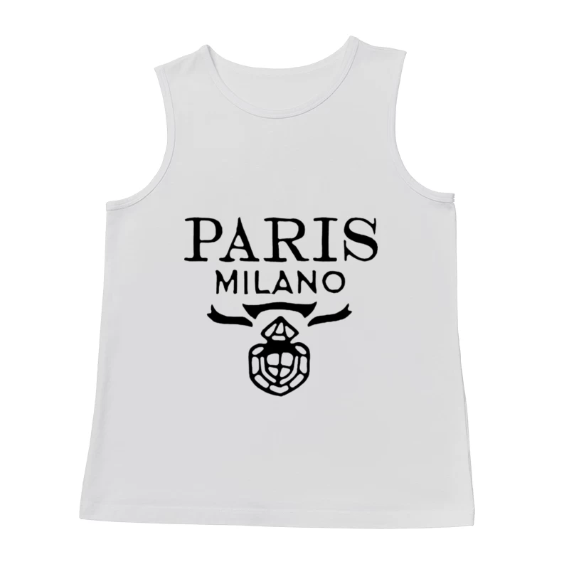 Paris Milano Mode Logo Herren Tanktops