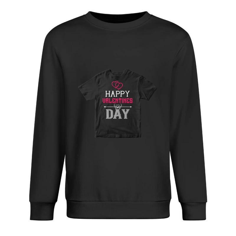 T-shirt Saint-Valentin avec coeurs et message Homme Sweat-shirt à enfiler