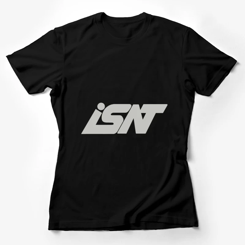 Minimalistisches ISNT-Logo Damen T-Shirt