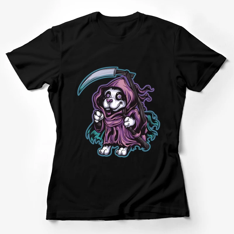 Chien Grim Reaper Femme T-Shirt