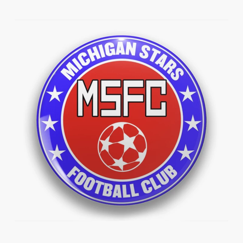 Michigan Stars Football Club Soccer Team Logo Pin