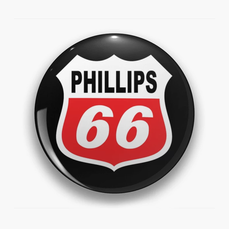 Phillips 66 Classic Shield Logo Design Pin