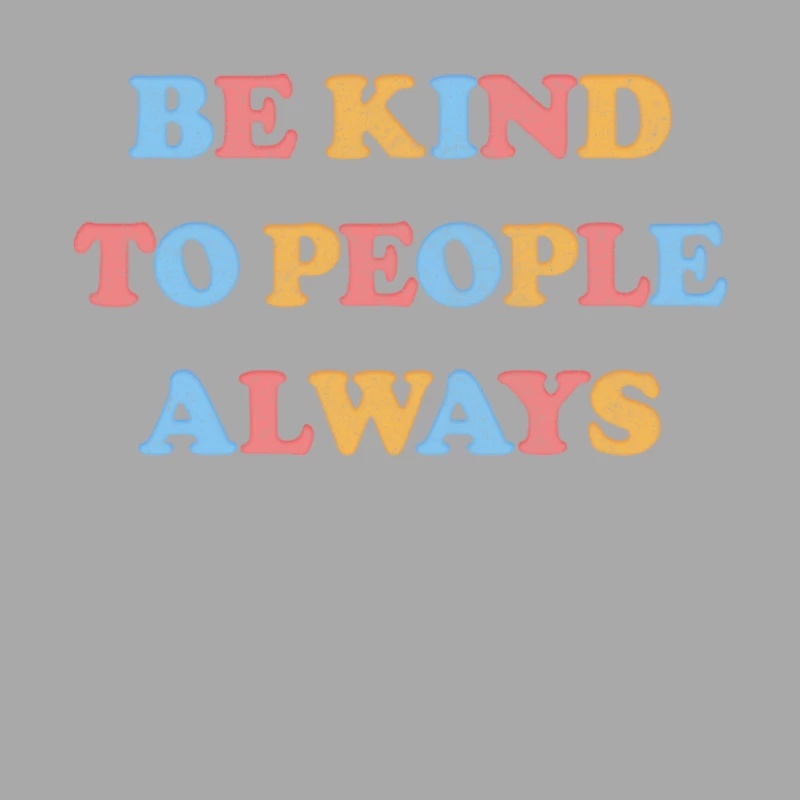 Be Kind To People Always  Kindness Typography Design Female Pullover Hoodie