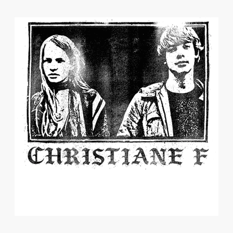 Christiane F  Deutsche New Wave Cult Film Throw Pillow