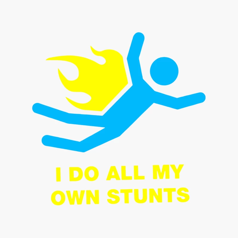 I Do All My Own Stunts Cotton Tote Bag