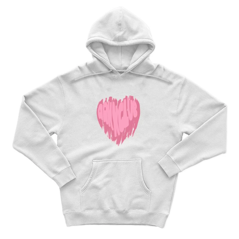 Rosa Herzdesign mit Wort 'ARMYCLUB' Herren Pullover Hoodie