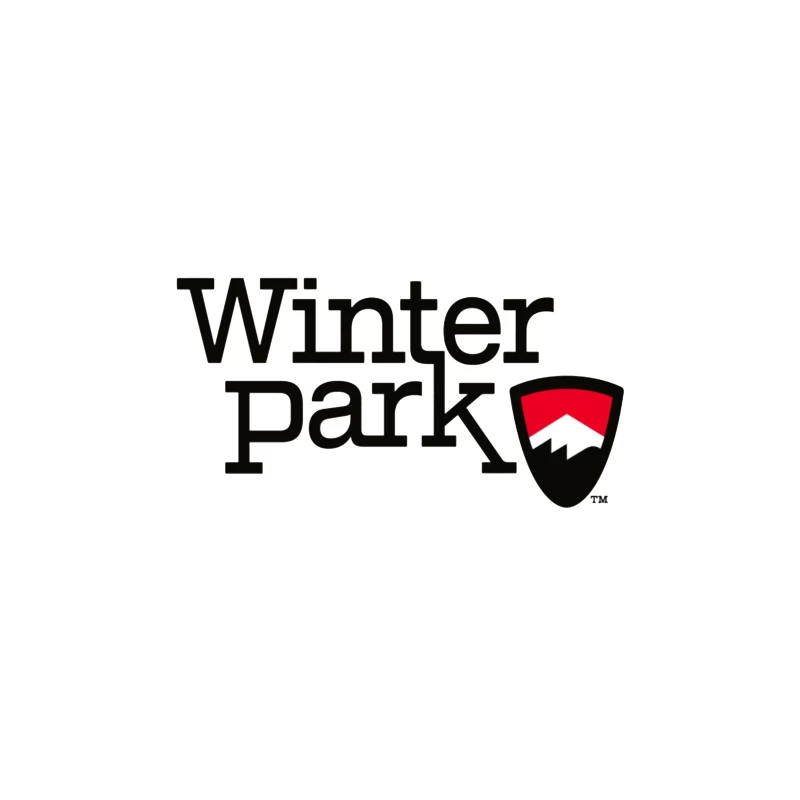 Winter Park Resort Logo with Mountain Shield Design Coffee Mug