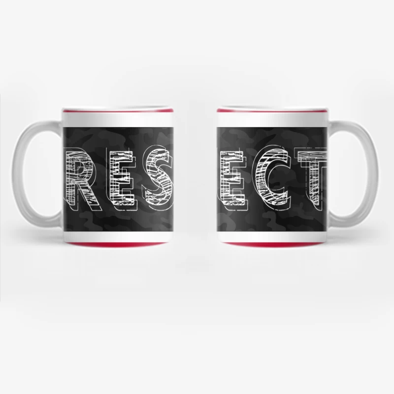 Respect Design Coffee Mug