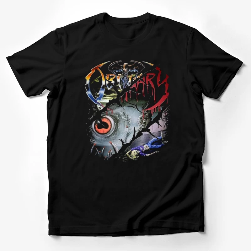 Obituary Male T-Shirt