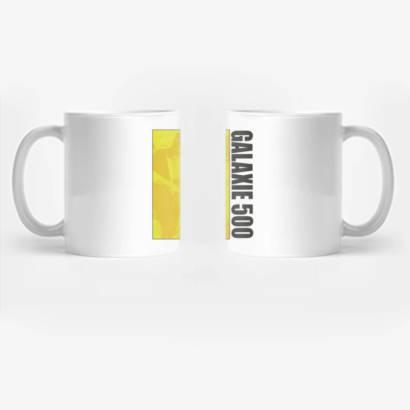 Galaxy 500 Yellow-Filtered Album Cover with Guitarist Coffee Mug