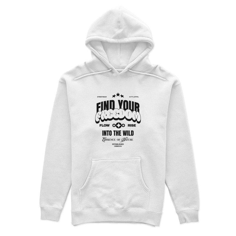 Finde deine Freiheit in der Wildnis Damen Pullover Hoodie