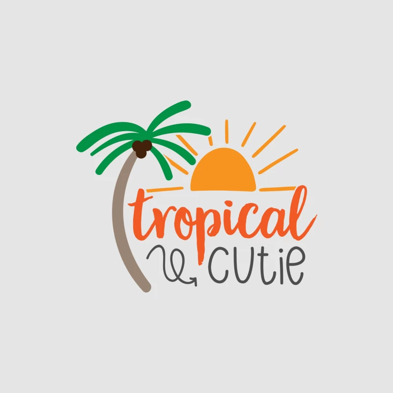 Thème tropical ensoleillé Femme Sweat à capuche