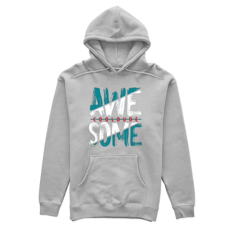 Awesome Cool Dude Graphic Female Pullover Hoodie