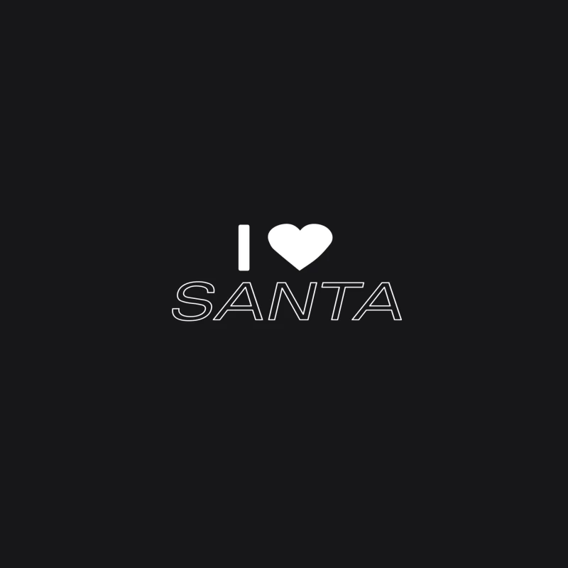 Design I Love Santa Femme Sweat à capuche