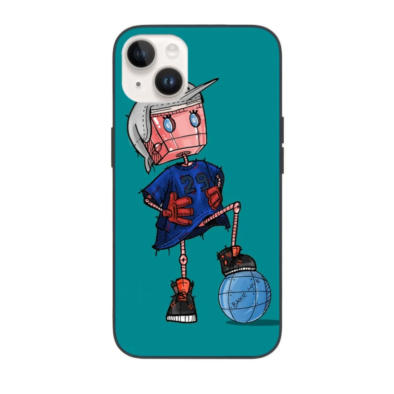 Robokite Bake Love iPhone Case