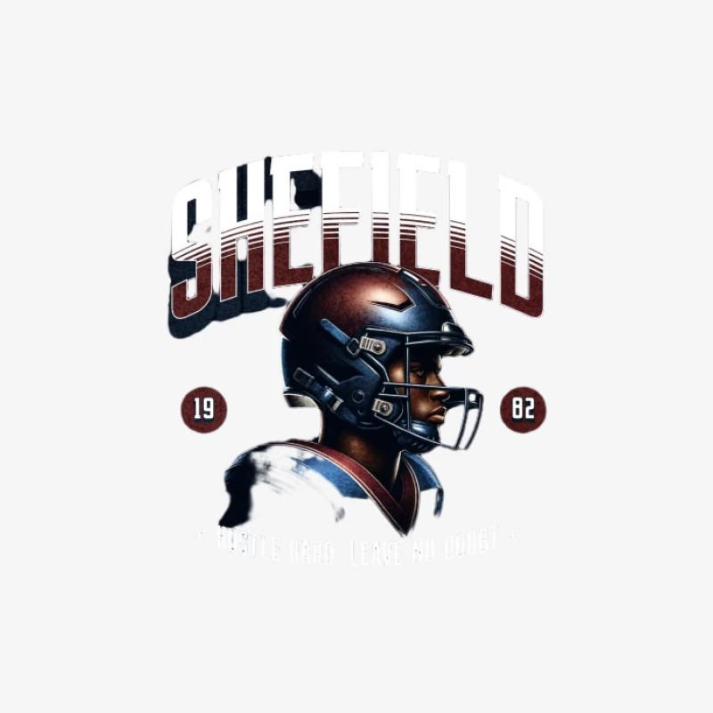 Sheffield Football 1982: Travail acharné, sans aucun doute Homme Sweat-shirt à enfiler