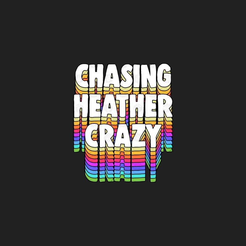 Chasing Heather Crazy  GBV Typography Design Bucket Hat