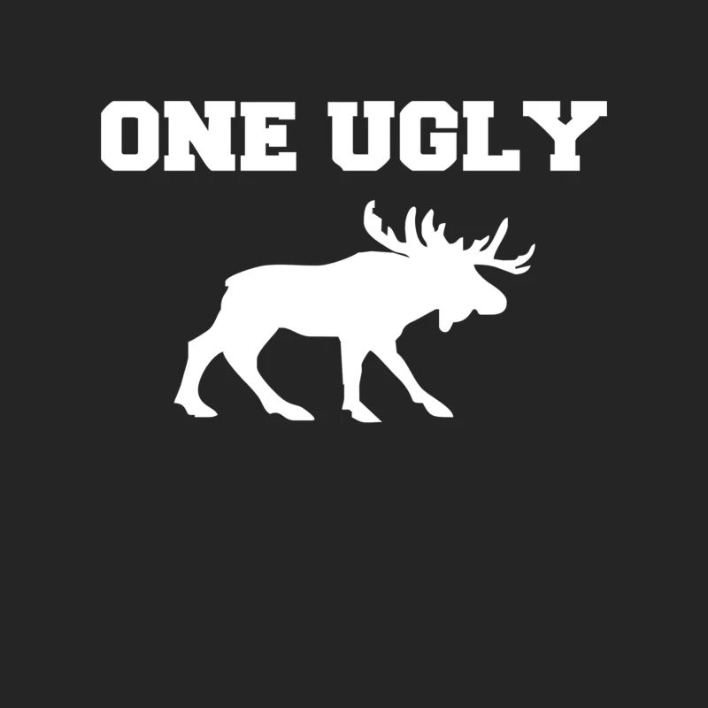 UGLY MOOSE funny animal present tee New Female Pullover Sweatshirt