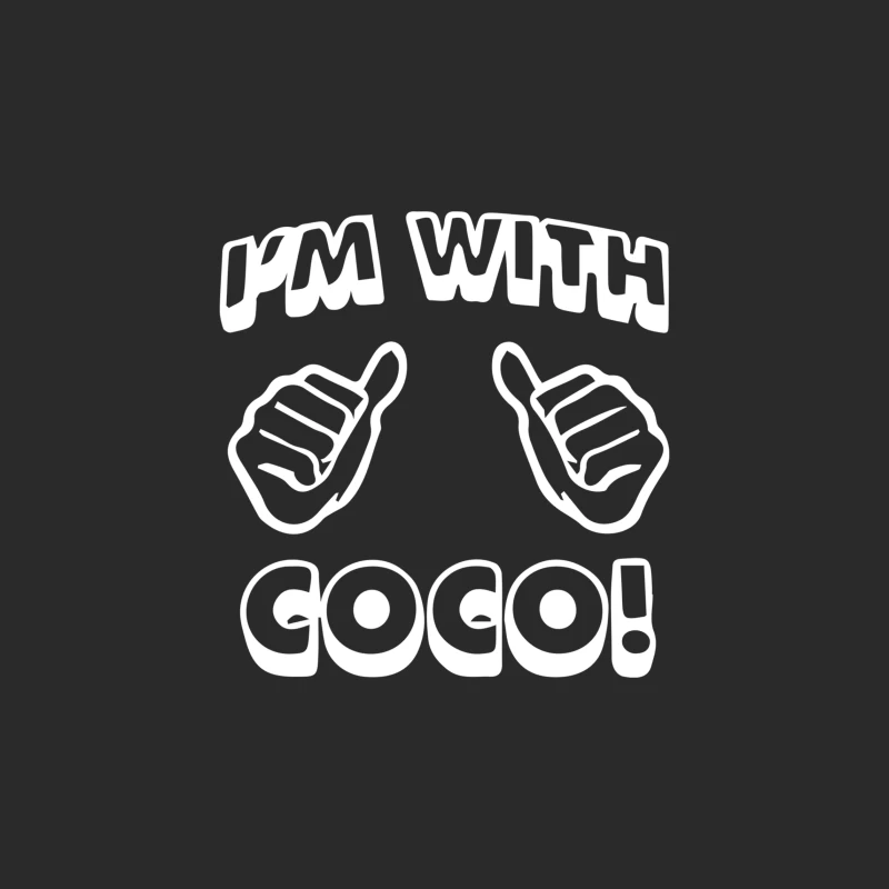 New I_m With Coco Baseball Cap