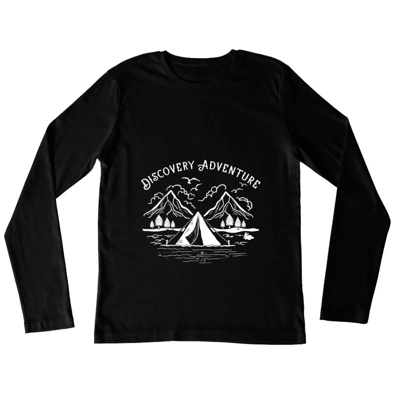 Entdeckungsabenteuer im Gebirge Damen Langarm T-Shirt
