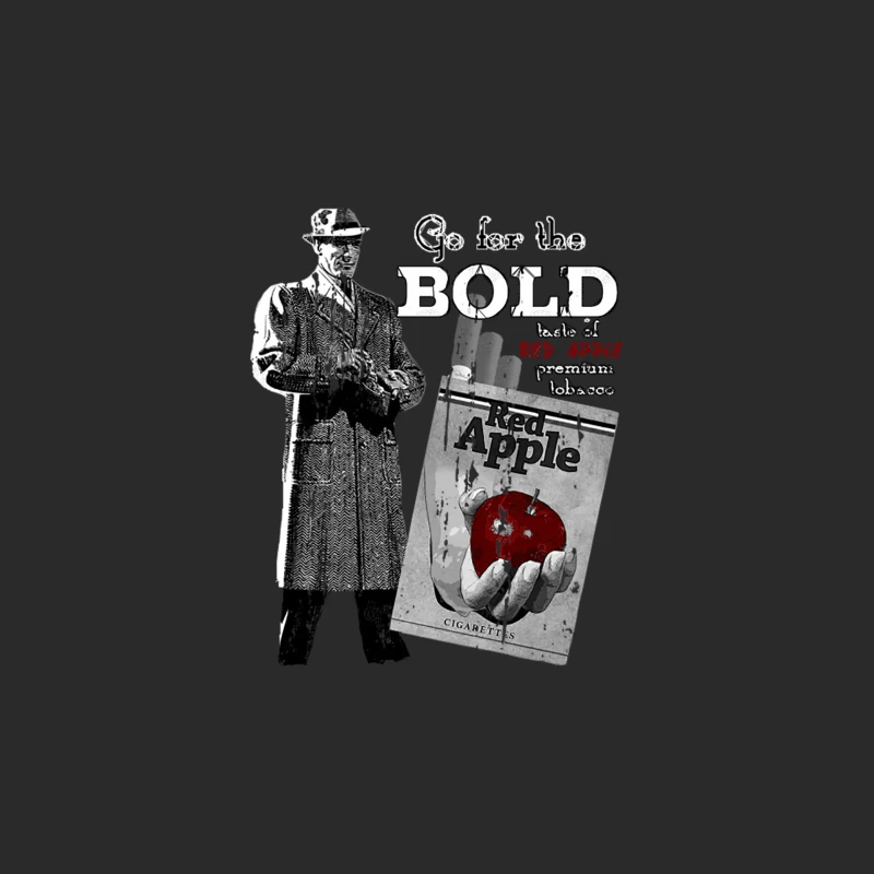Red Apple Vintage Ad Baseball Cap
