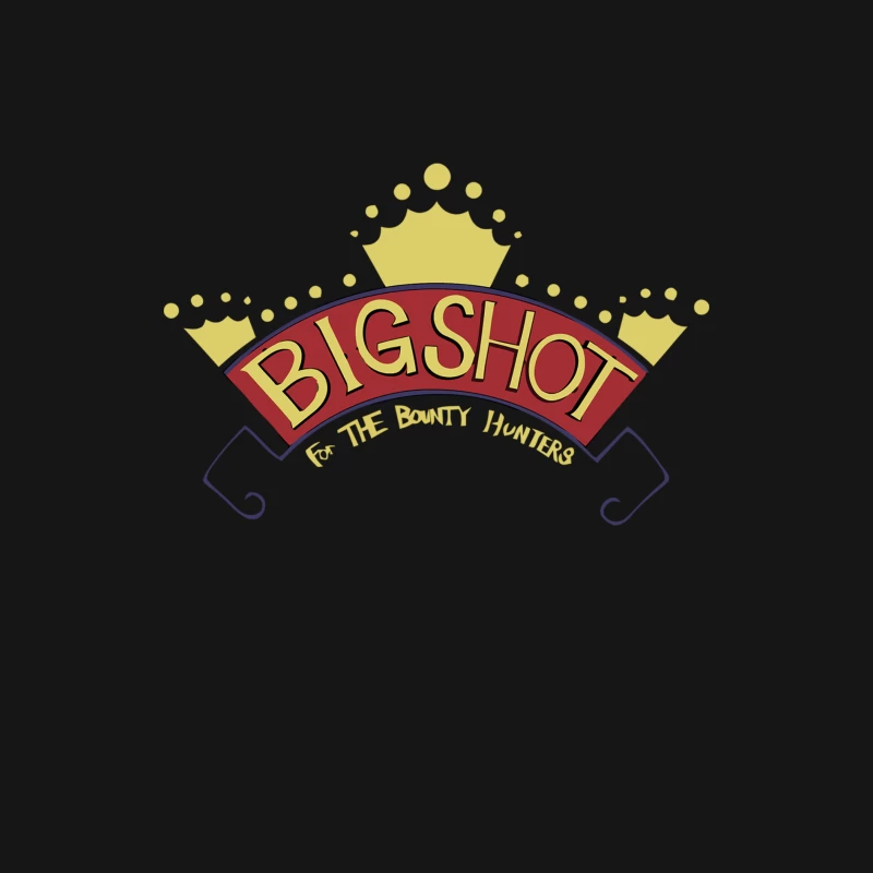 Big Shot Bounty Hunters Logo with Crown Female Long Sleeve T-Shirt