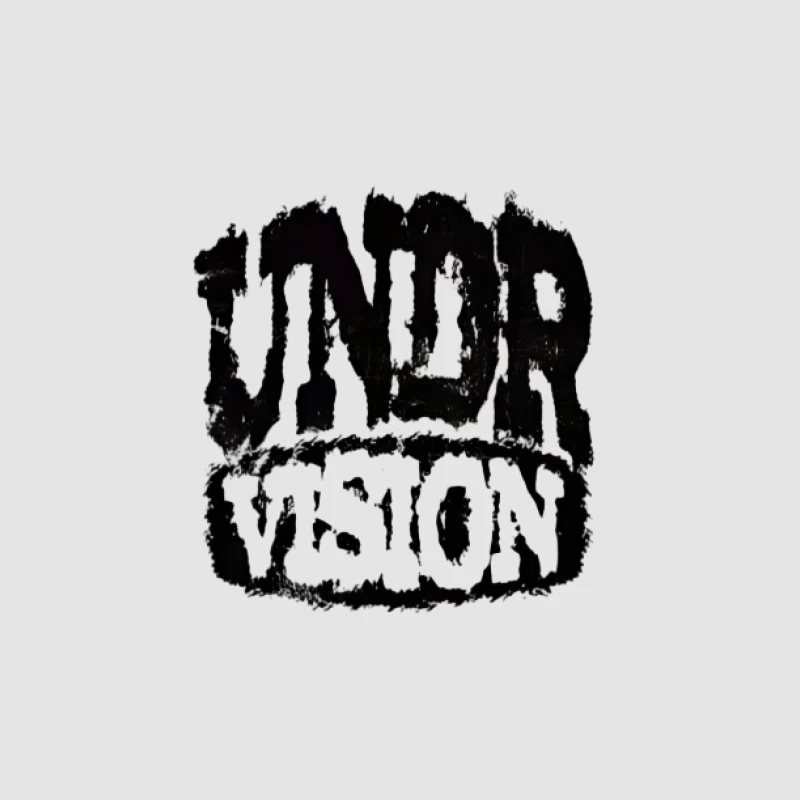 Logo Abstrait Noir et Blanc Homme Sweat à capuche